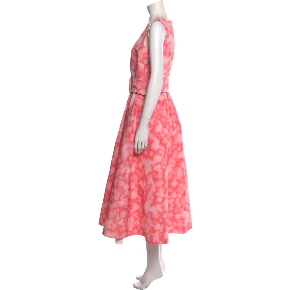 Molly Goddard Abstract Floral Tie Dye Tent Dress Pink Orange Princess Garden 2 - Picture 3 of 16